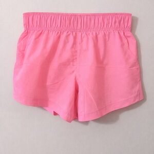 Athletic Works Pink Elastic Waist Athletic Shorts